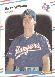 1988 Fleer Baseball Cards      482     Mitch Williams